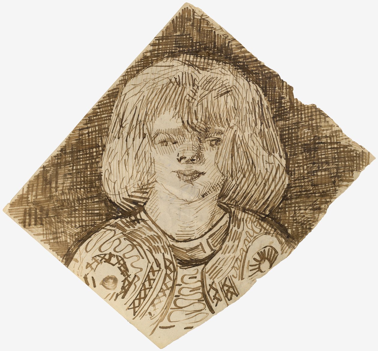 Egy lány feje alkotó: Vincent van Gogh