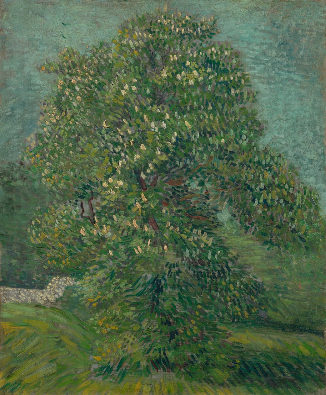 Vadgesztenyefa virágzik alkotó: Vincent van Gogh
