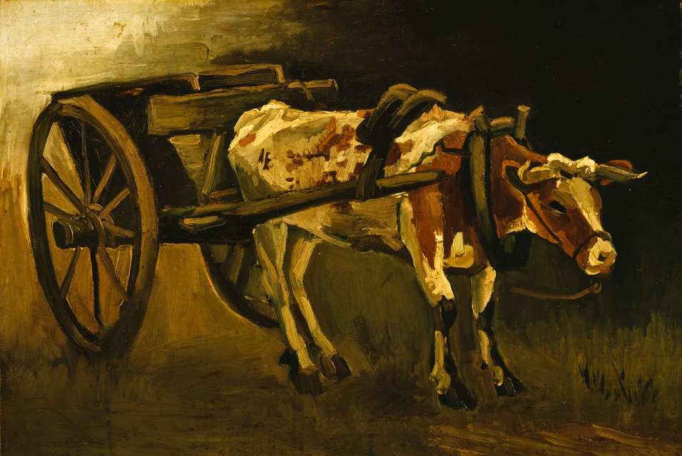 Kosár vörösbarna ökörrel alkotó: Vincent van Gogh
