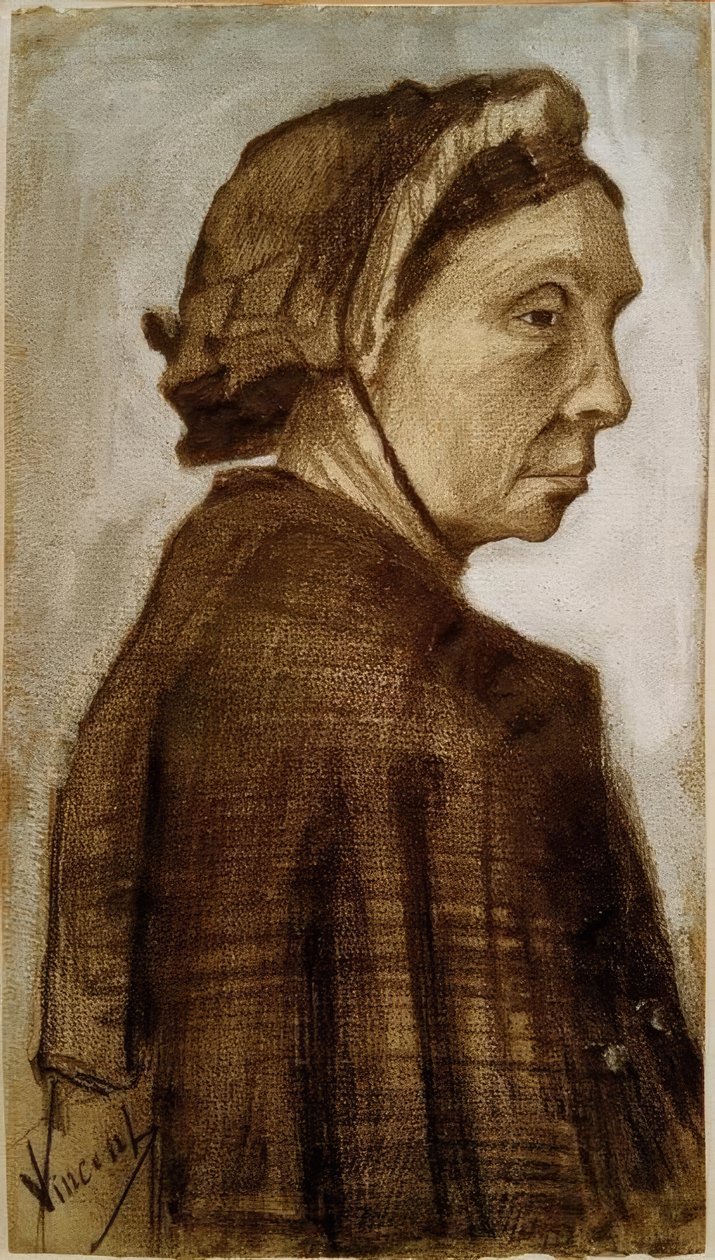 Egy nő feje alkotó: Vincent van Gogh