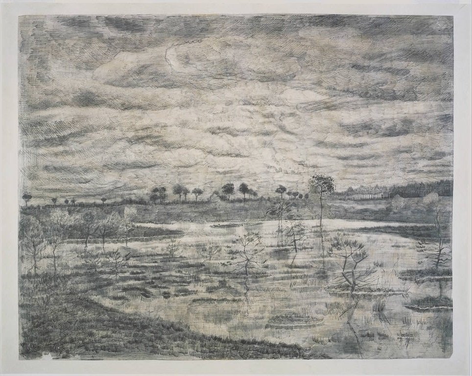 La mare, 1881 (Kanadai Nemzeti Galéria) alkotó: Vincent van Gogh