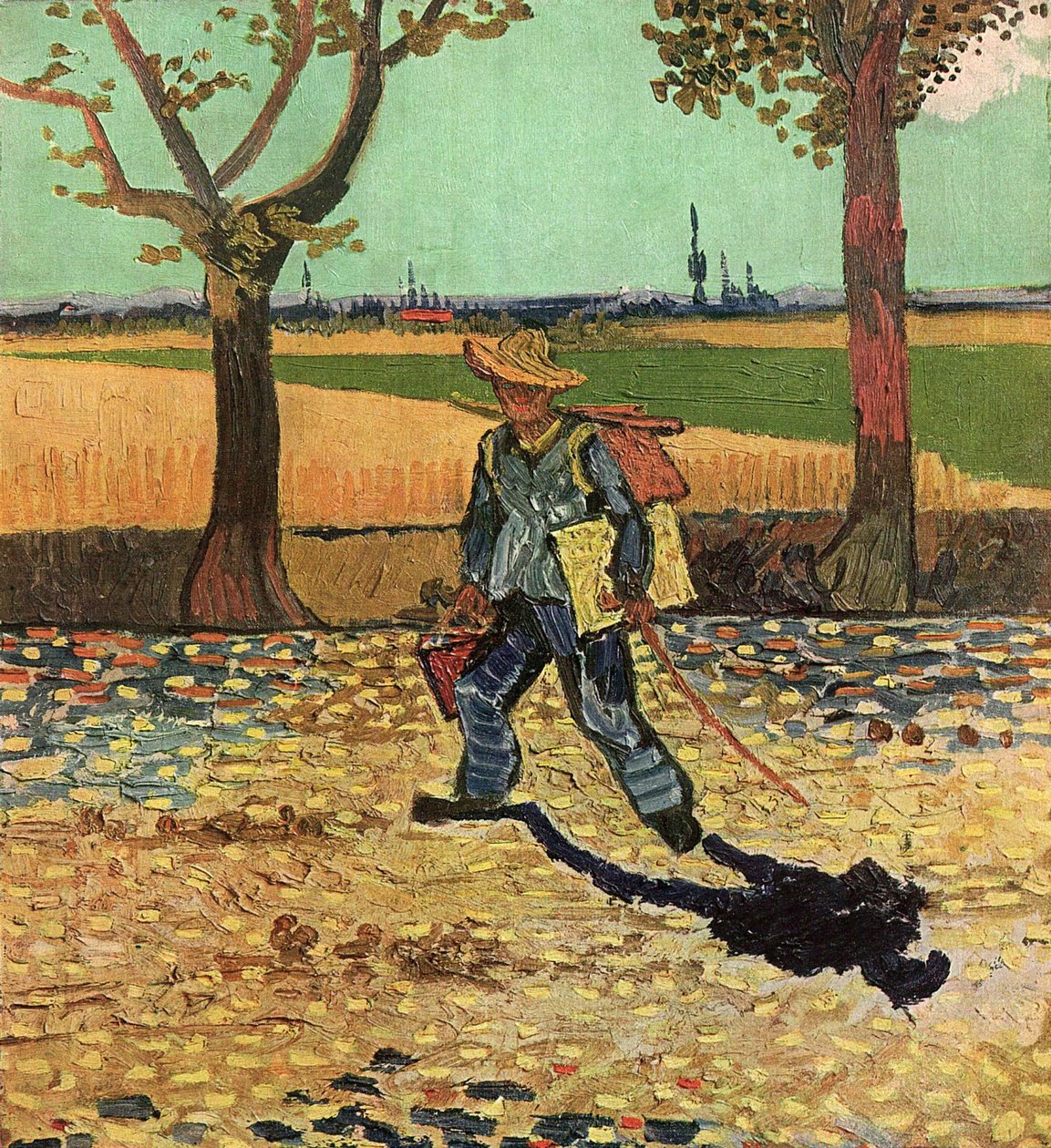 Férfi hátizsákkal, 1888 alkotó: Vincent van Gogh