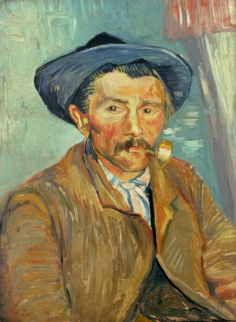Férfi pipával alkotó: Vincent van Gogh