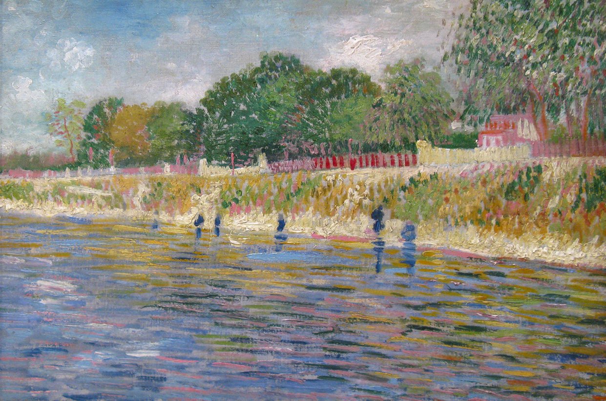 Szajna partja alkotó: Vincent van Gogh