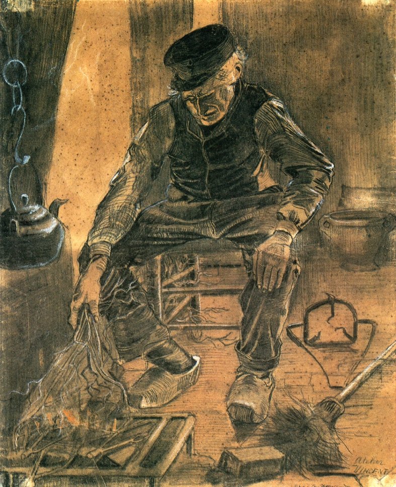 Öreg a tűzhelyen alkotó: Vincent van Gogh