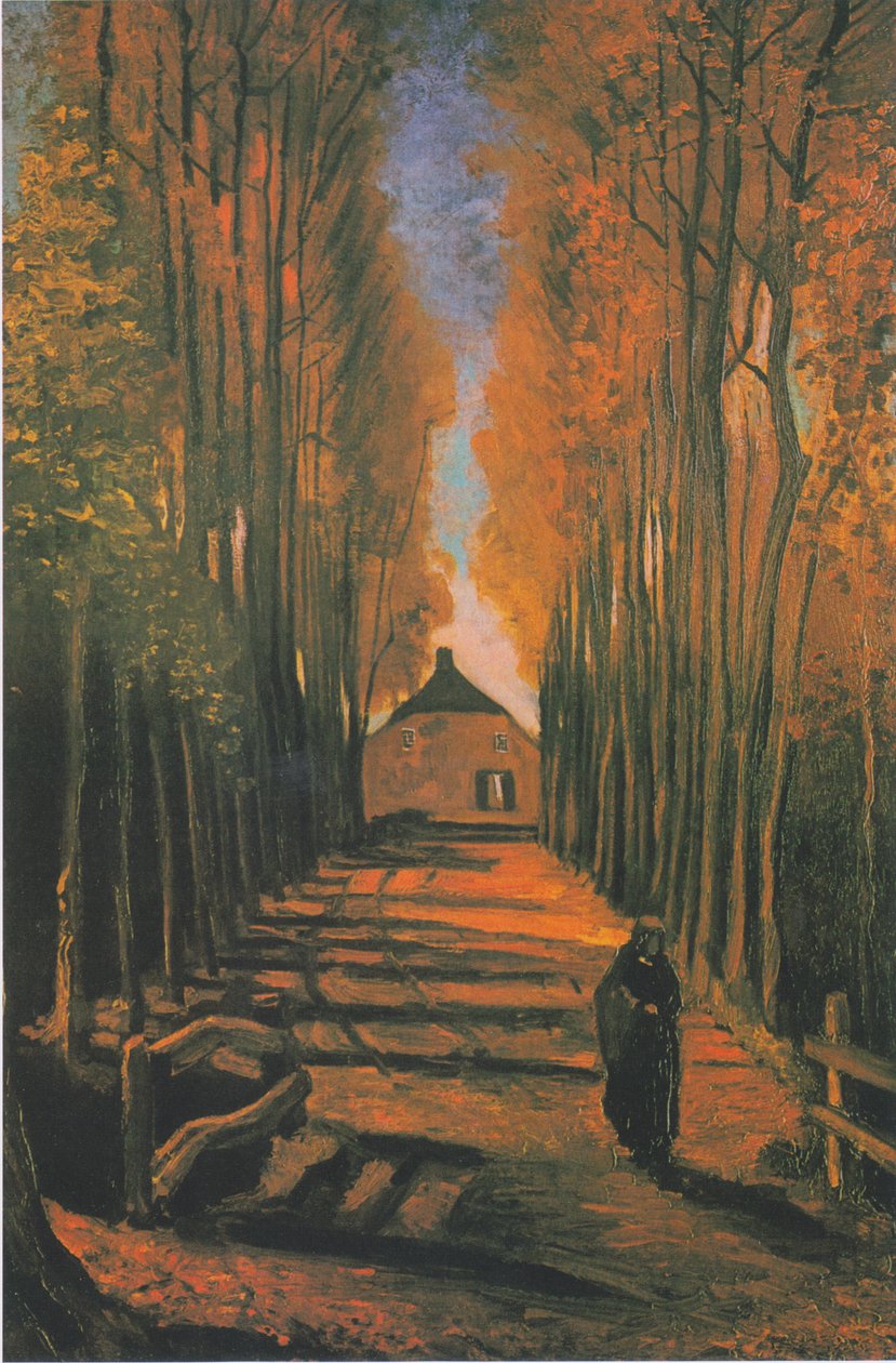 Nyárfa sugárút ősszel alkotó: Vincent van Gogh
