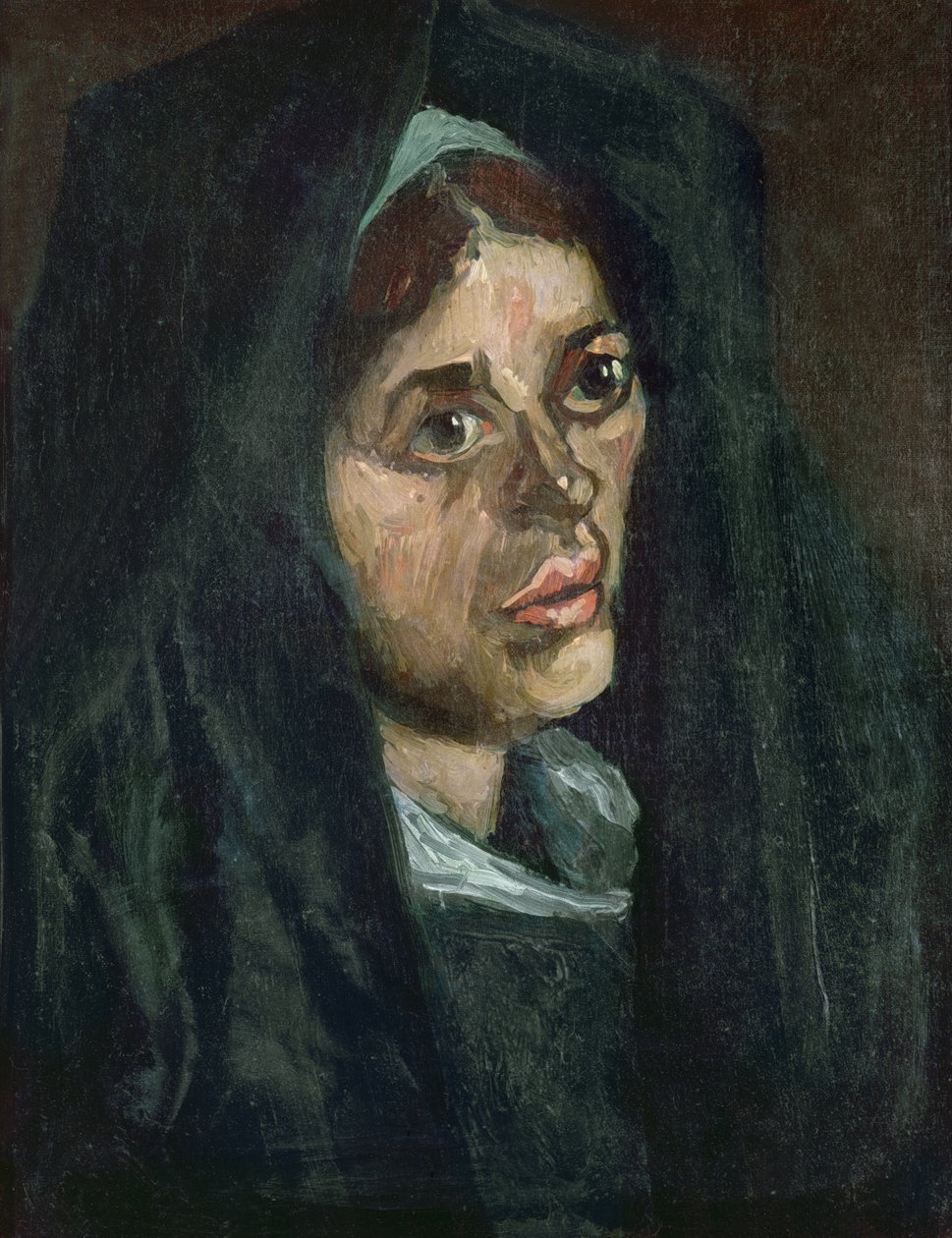Mohazöld kendős paraszt, 1885 körül alkotó: Vincent van Gogh