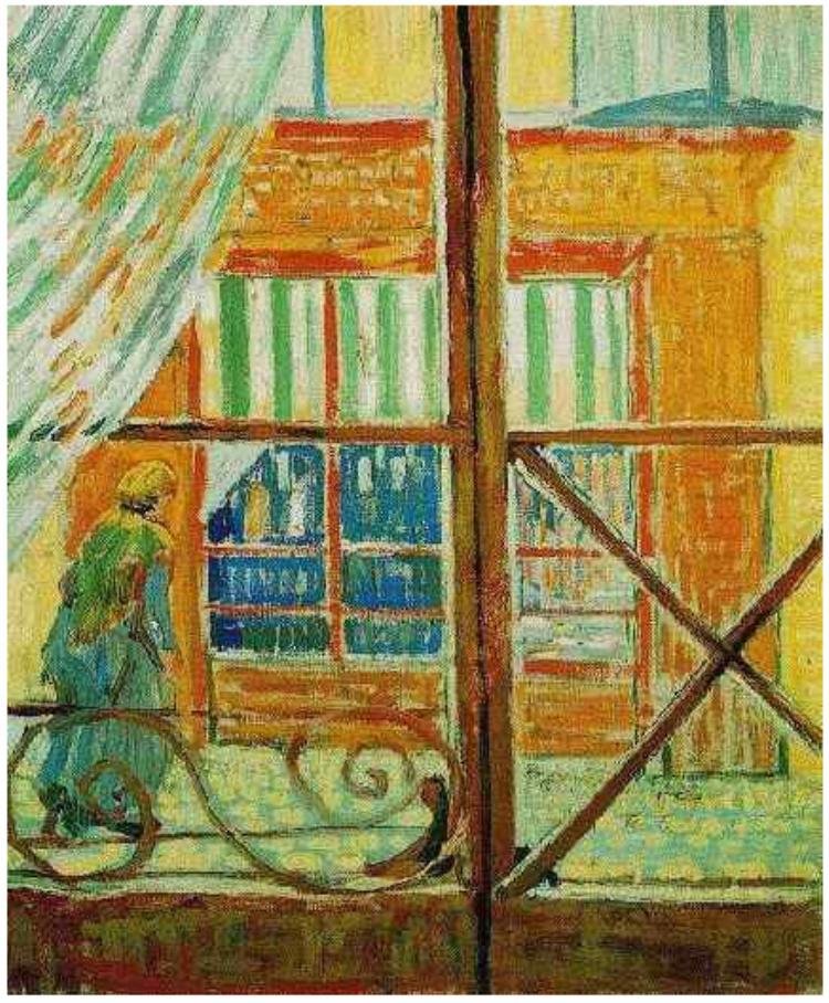 Sertés hentesbolt Arles -ban alkotó: Vincent van Gogh