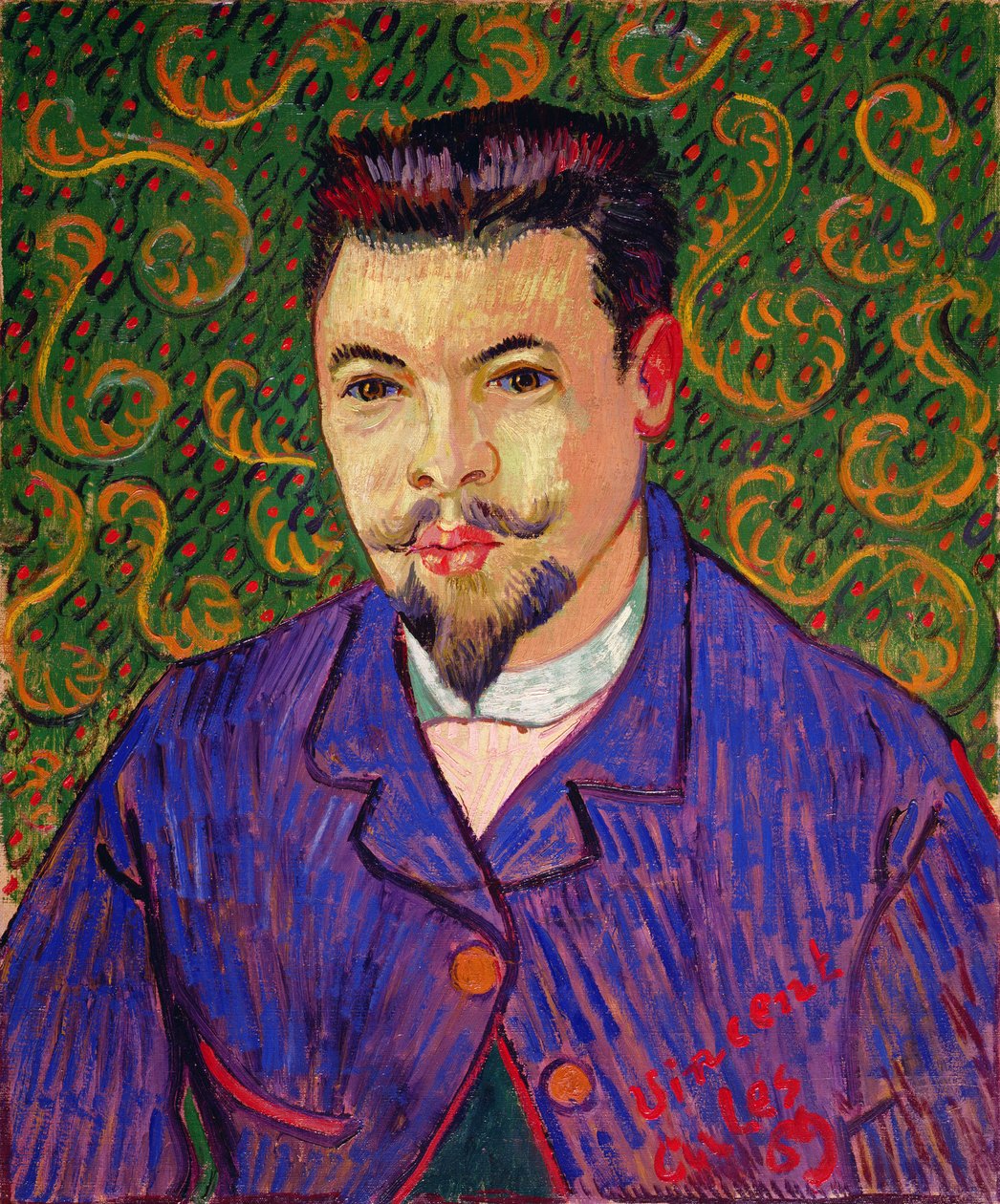 Dr. Felix Rey portréja, 1889 alkotó: Vincent van Gogh