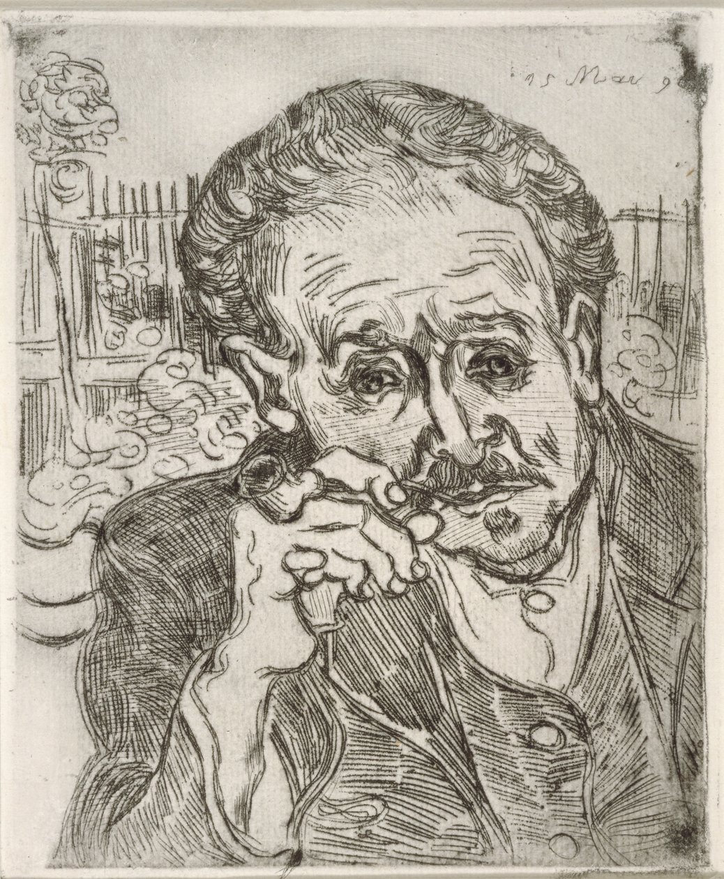 Dr. Gachet portréja (Auvers-sur-Oise), 1890. május 15. alkotó: Vincent van Gogh