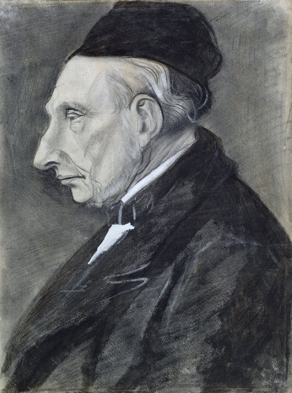 A művész nagyapjának portréja, 1881 (szén papíron) alkotó: Vincent van Gogh