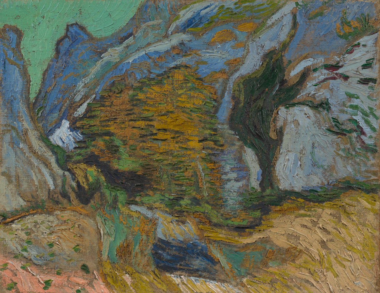 Szakadék kis patakkal alkotó: Vincent van Gogh