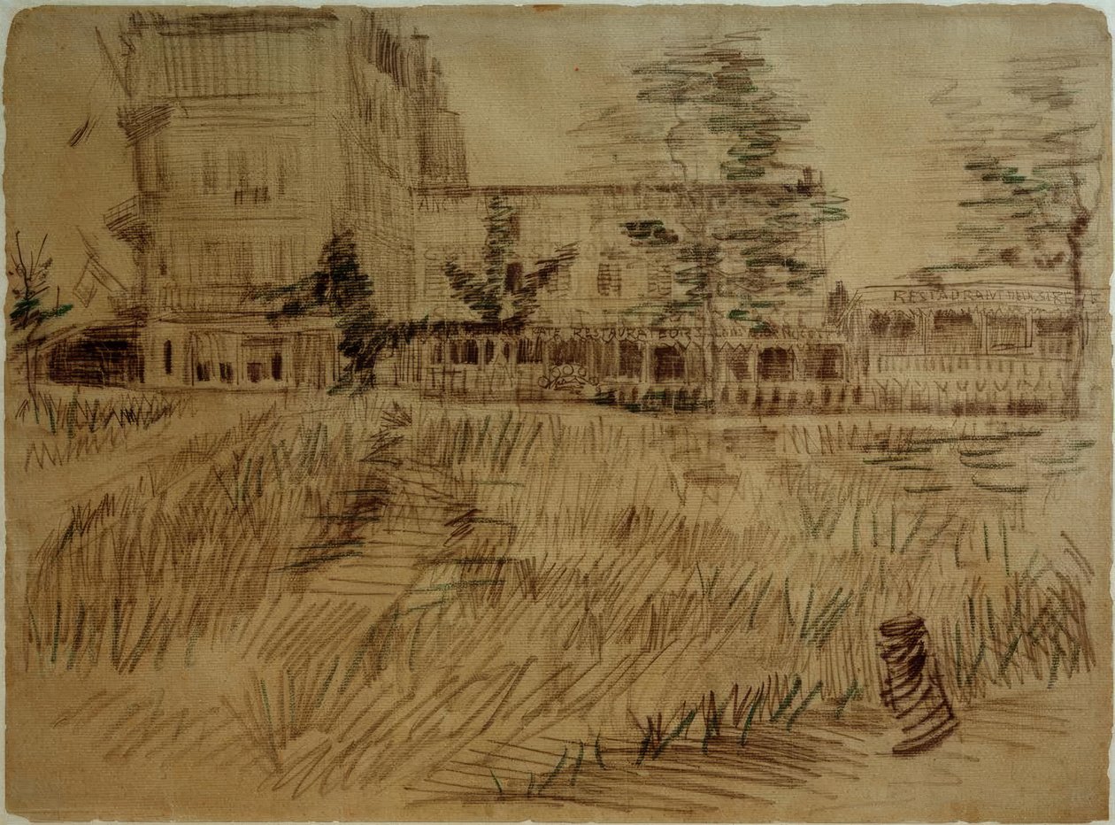 De la Sirène étterem Asnières-ben alkotó: Vincent van Gogh