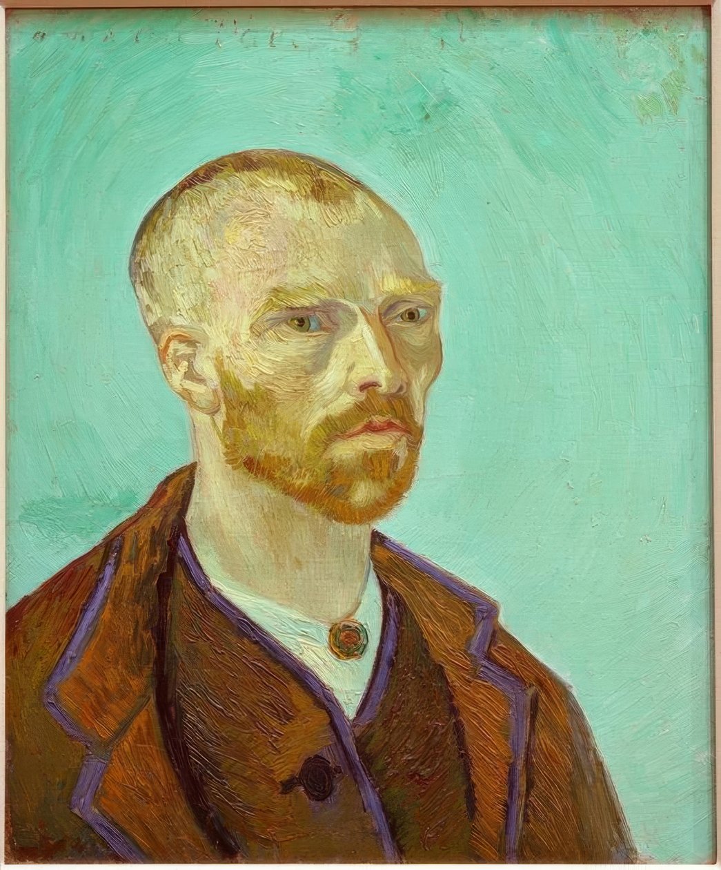 Önarckép, Paul Gauguinnak dedikált alkotó: Vincent van Gogh
