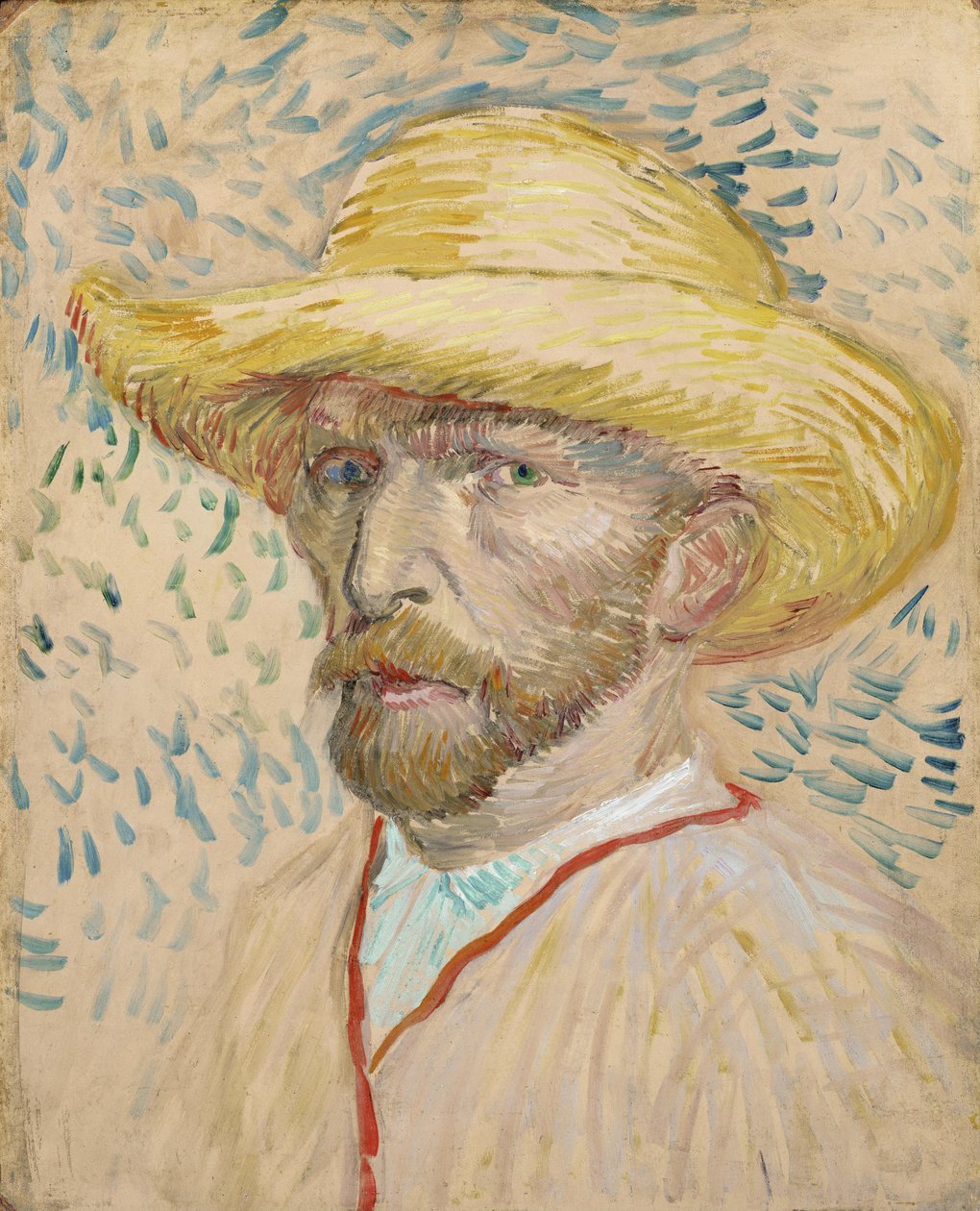 Önarckép szalmakalapkal alkotó: Vincent van Gogh