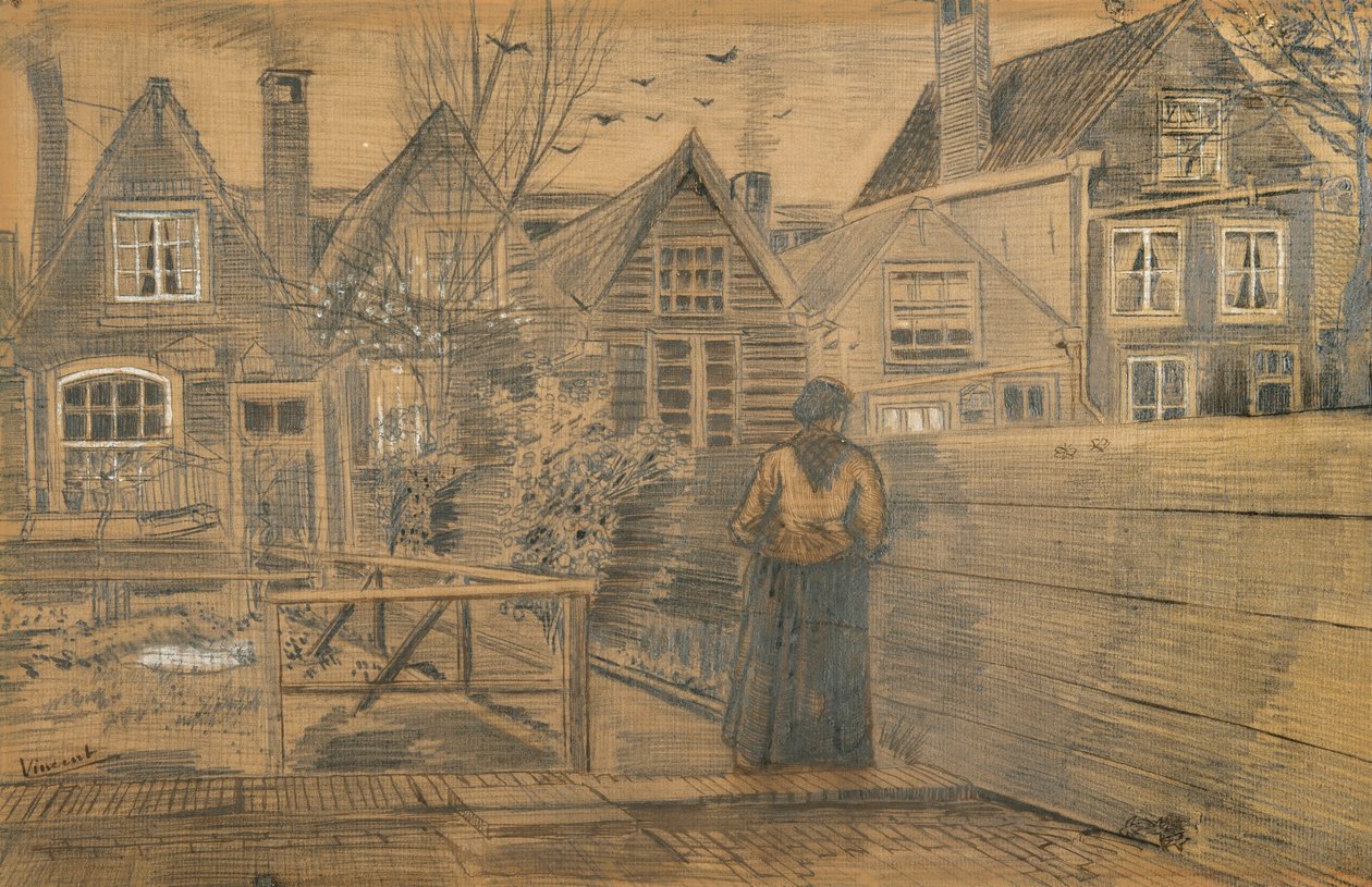 Siens anyák háza (1882) alkotó: Vincent van Gogh