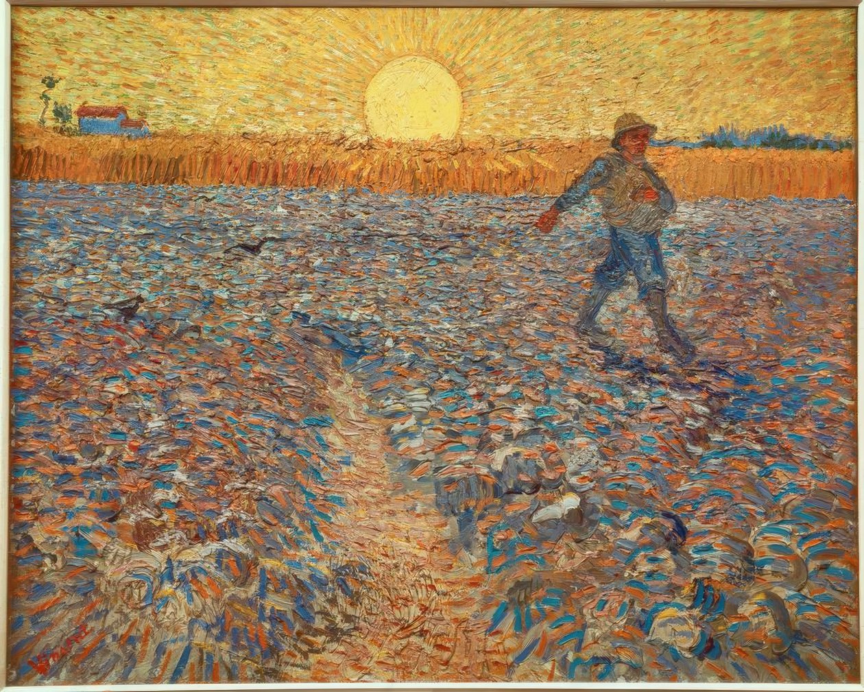 Vető a naplementekor alkotó: Vincent van Gogh