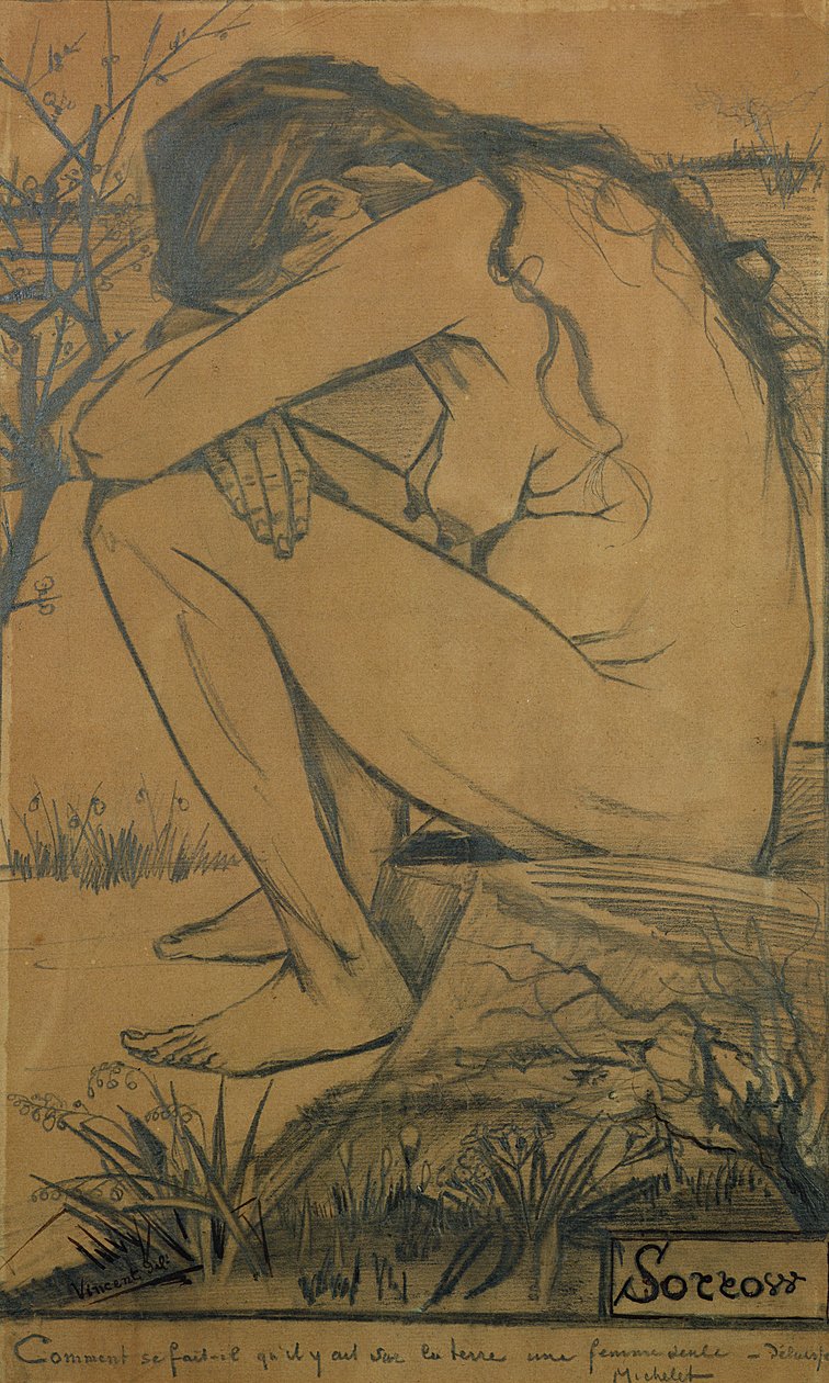 Bánat, 1882 (ceruza, toll és tinta) alkotó: Vincent van Gogh