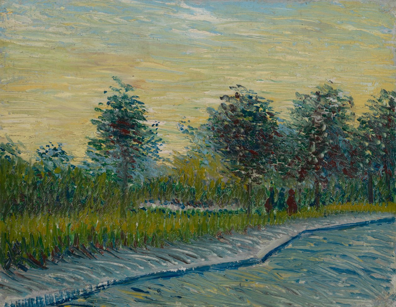 A Saint-Pierre tér a naplementében alkotó: Vincent van Gogh