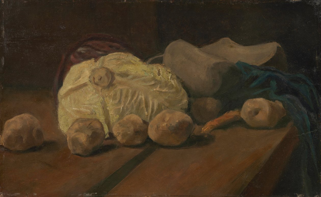 Csendélet káposztával és klumpával alkotó: Vincent van Gogh