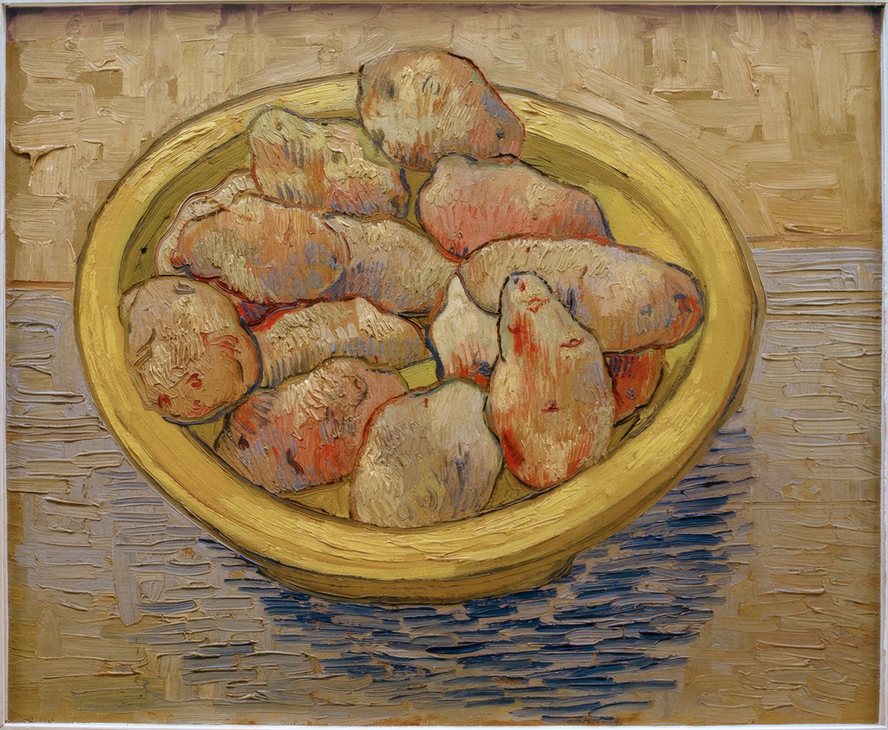 Csendélet burgonyával sárga tálban alkotó: Vincent van Gogh