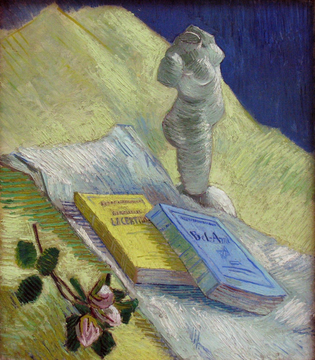 Csendélet gipsz szobrocskával alkotó: Vincent van Gogh