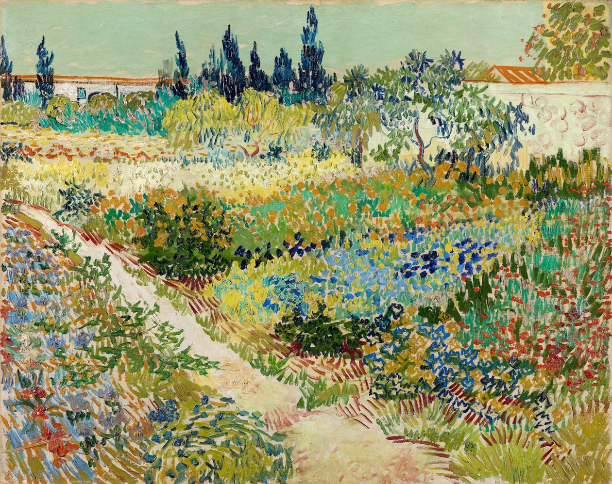 Az arles-i kert, 1888 alkotó: Vincent van Gogh