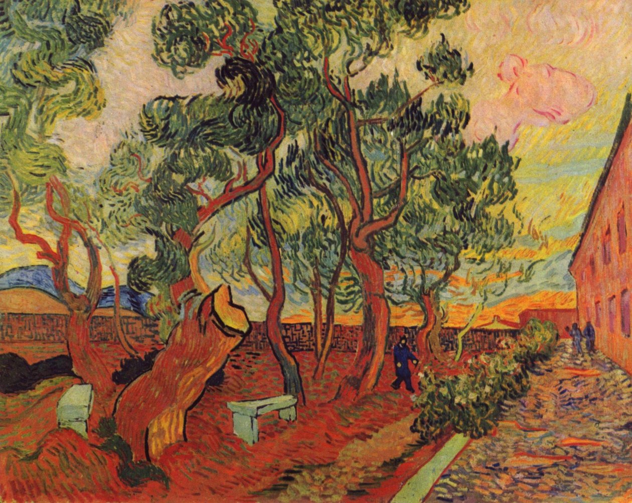 A Saint-Paul Kórház kertje alkotó: Vincent van Gogh