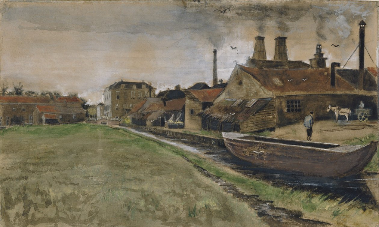 A vasmalom Hágában alkotó: Vincent van Gogh