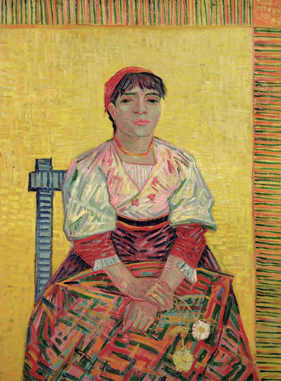 Az olasz: Agostina Segatori, 1887 alkotó: Vincent van Gogh