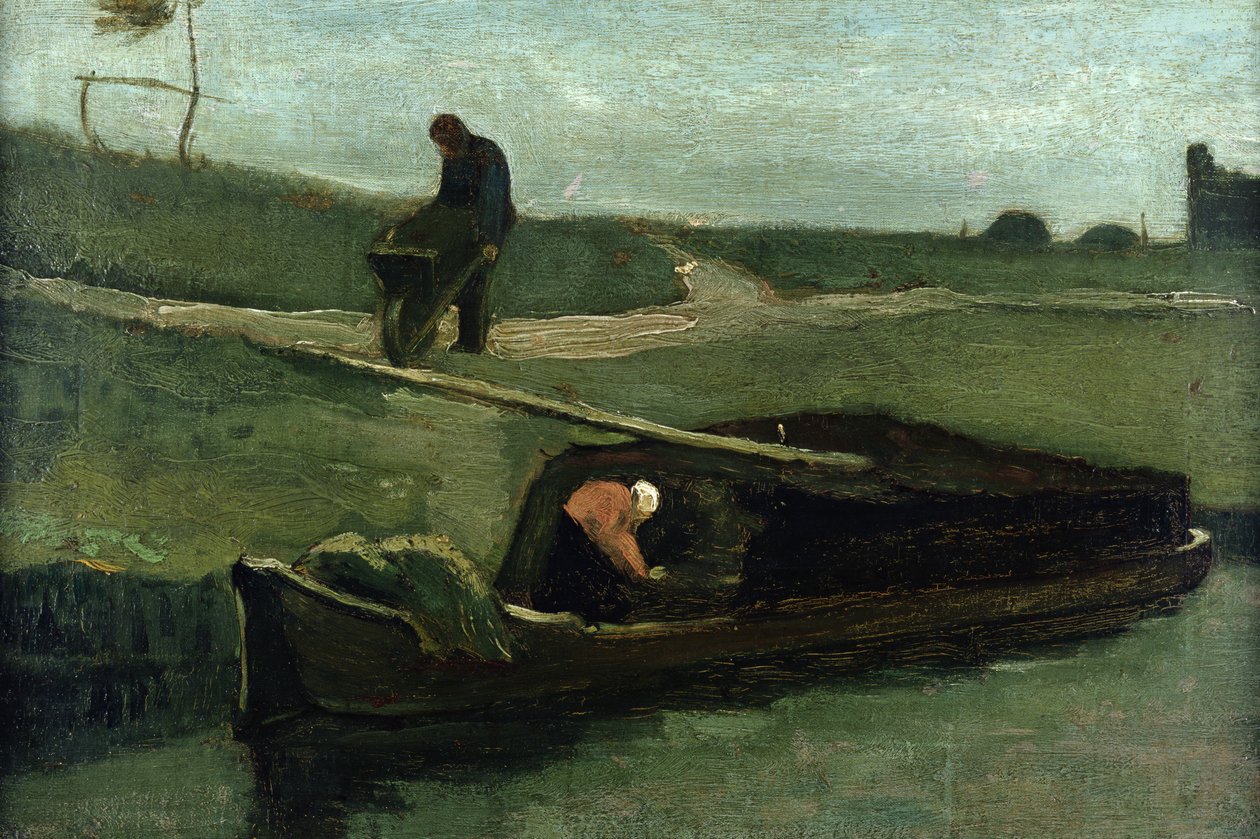 A tőzeghajó, 1883 alkotó: Vincent van Gogh