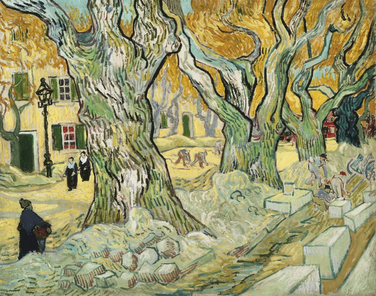 Az útjavítók alkotó: Vincent van Gogh