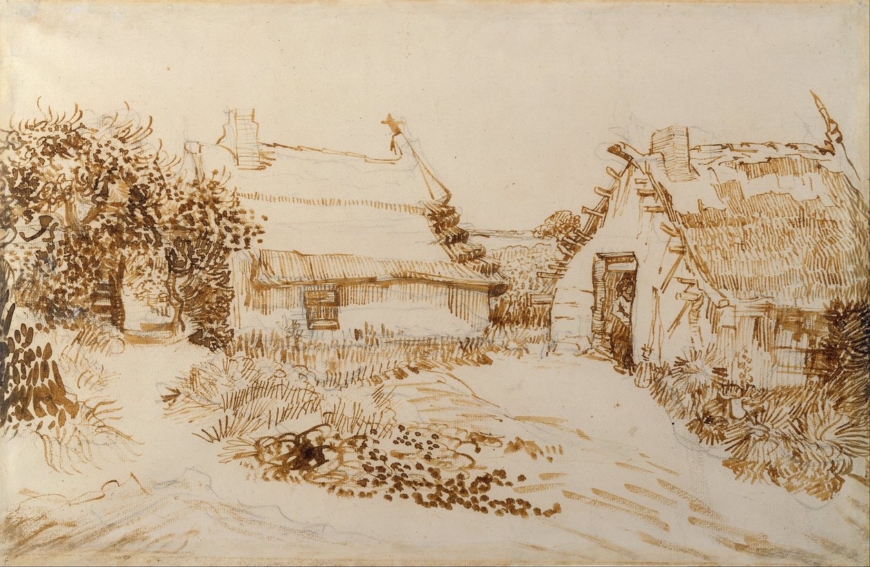 Két nyaraló Saintes-Maries-de-la-Merben alkotó: Vincent van Gogh