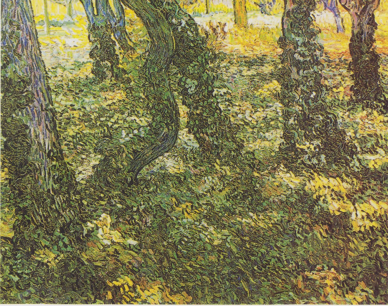 Aljnövényzet borostyánnal alkotó: Vincent van Gogh