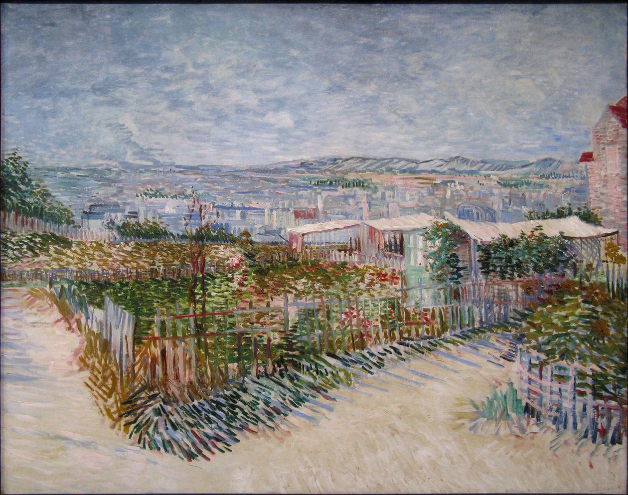 Zöldségkert Montmartre -ban alkotó: Vincent van Gogh