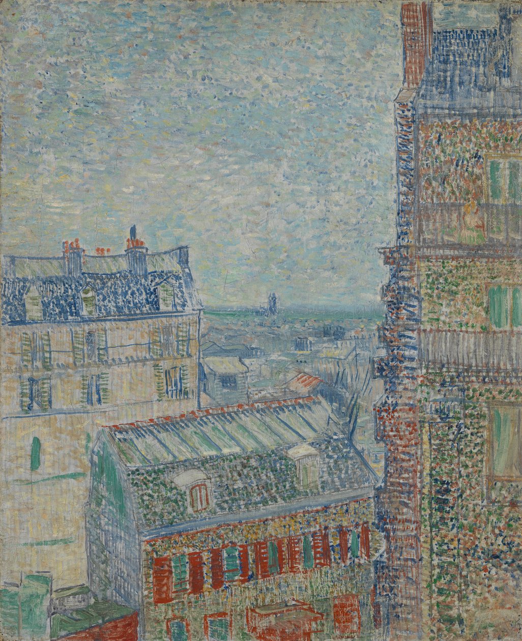 Kilátás Theo lakásából alkotó: Vincent van Gogh