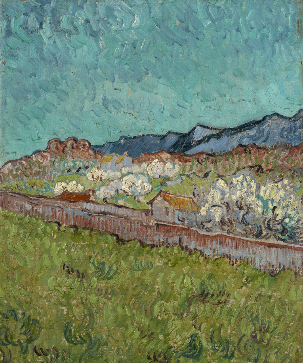 Kilátás az Alpillesre alkotó: Vincent van Gogh