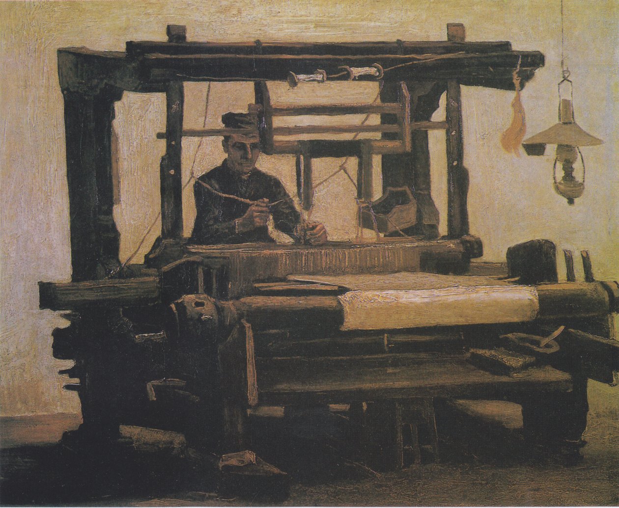 Weber am Webstuhl alkotó: Vincent van Gogh