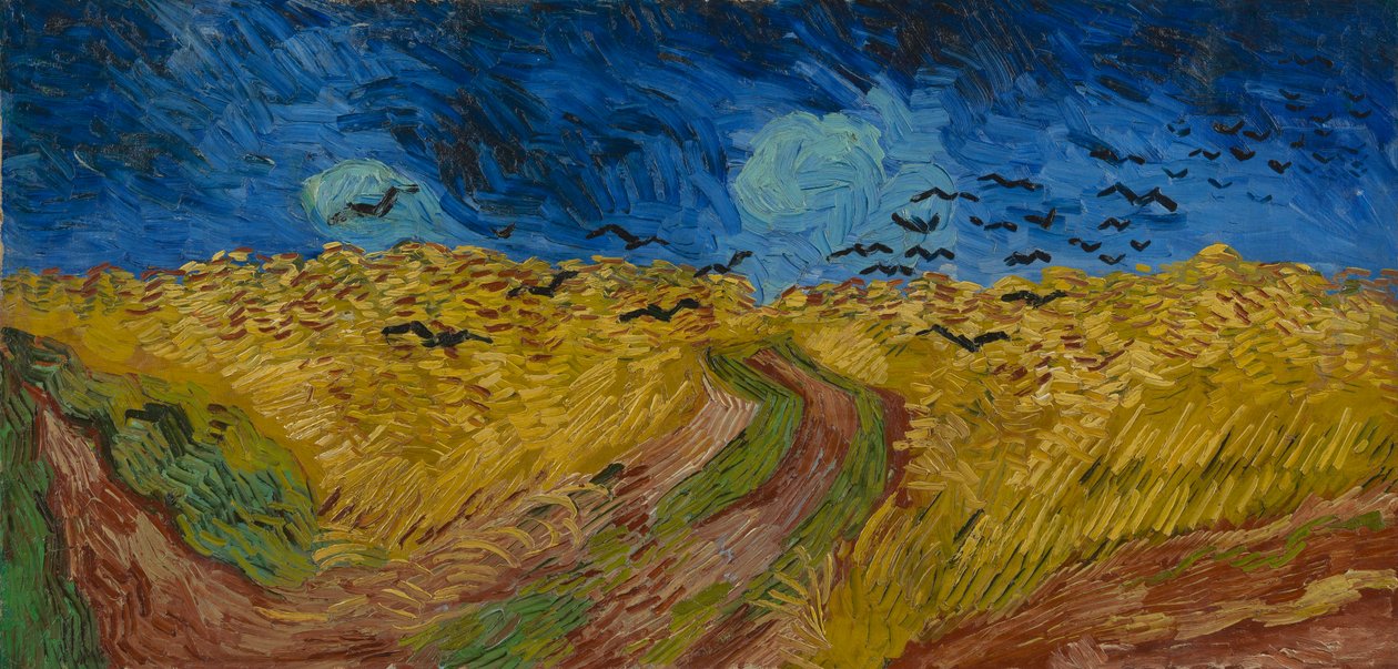 Búzamező varjakkal alkotó: Vincent van Gogh