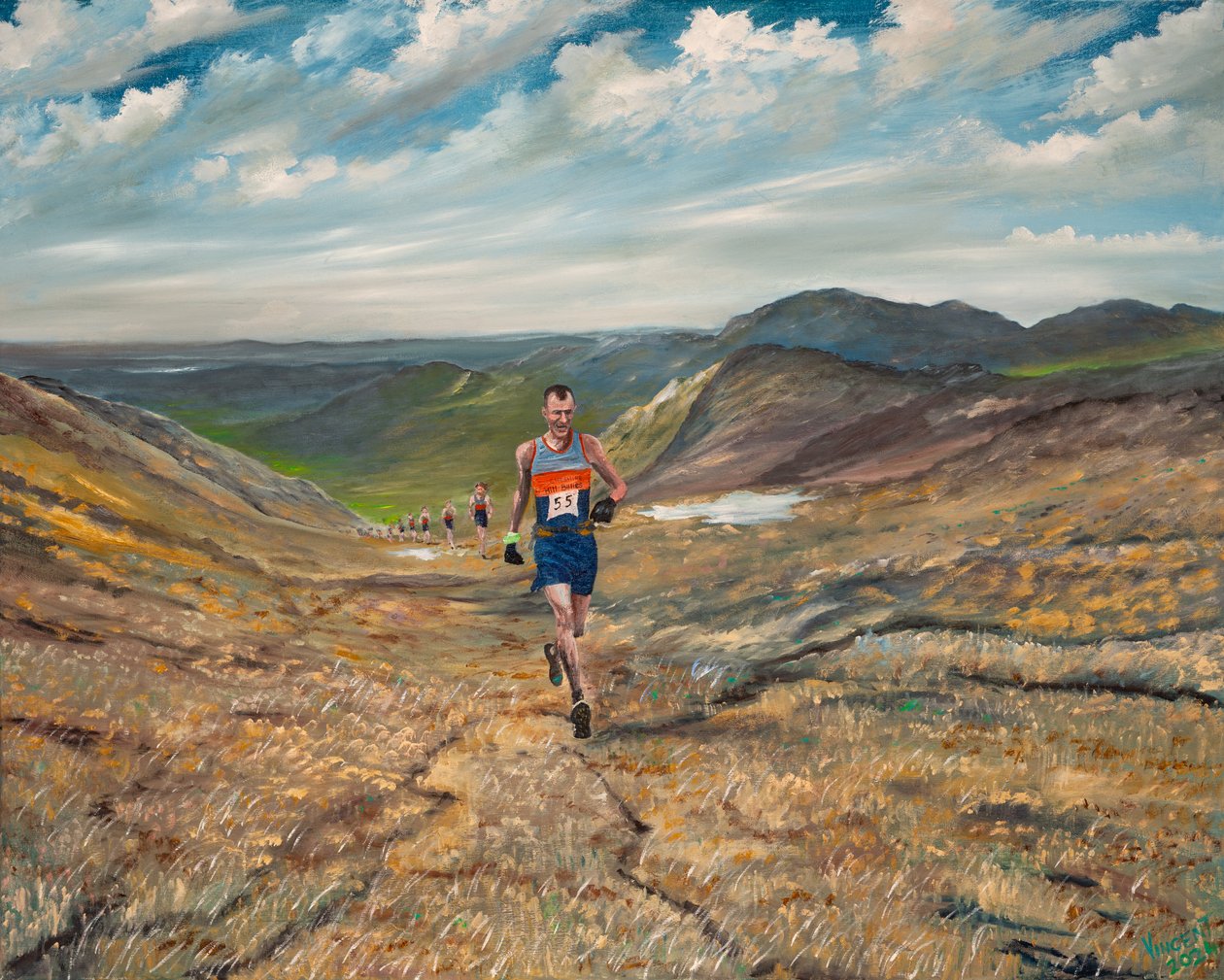 Adam leads the Billies, 2024 (olaj, vászon) alkotó: Vincent Alexander Booth