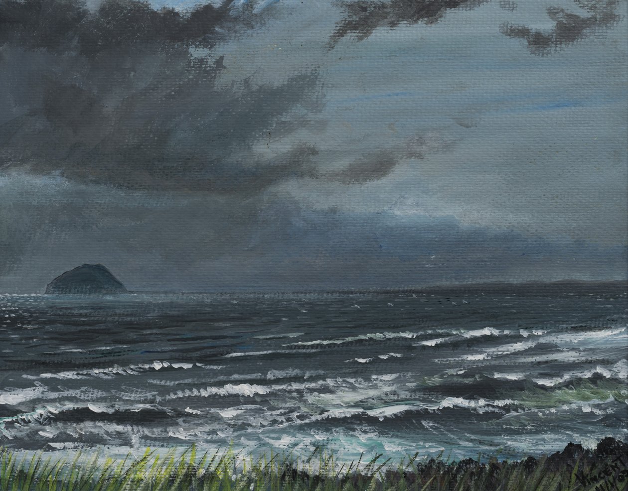 Approaching Storm, 2007, (Akril, vászon táblán) alkotó: Vincent Alexander Booth