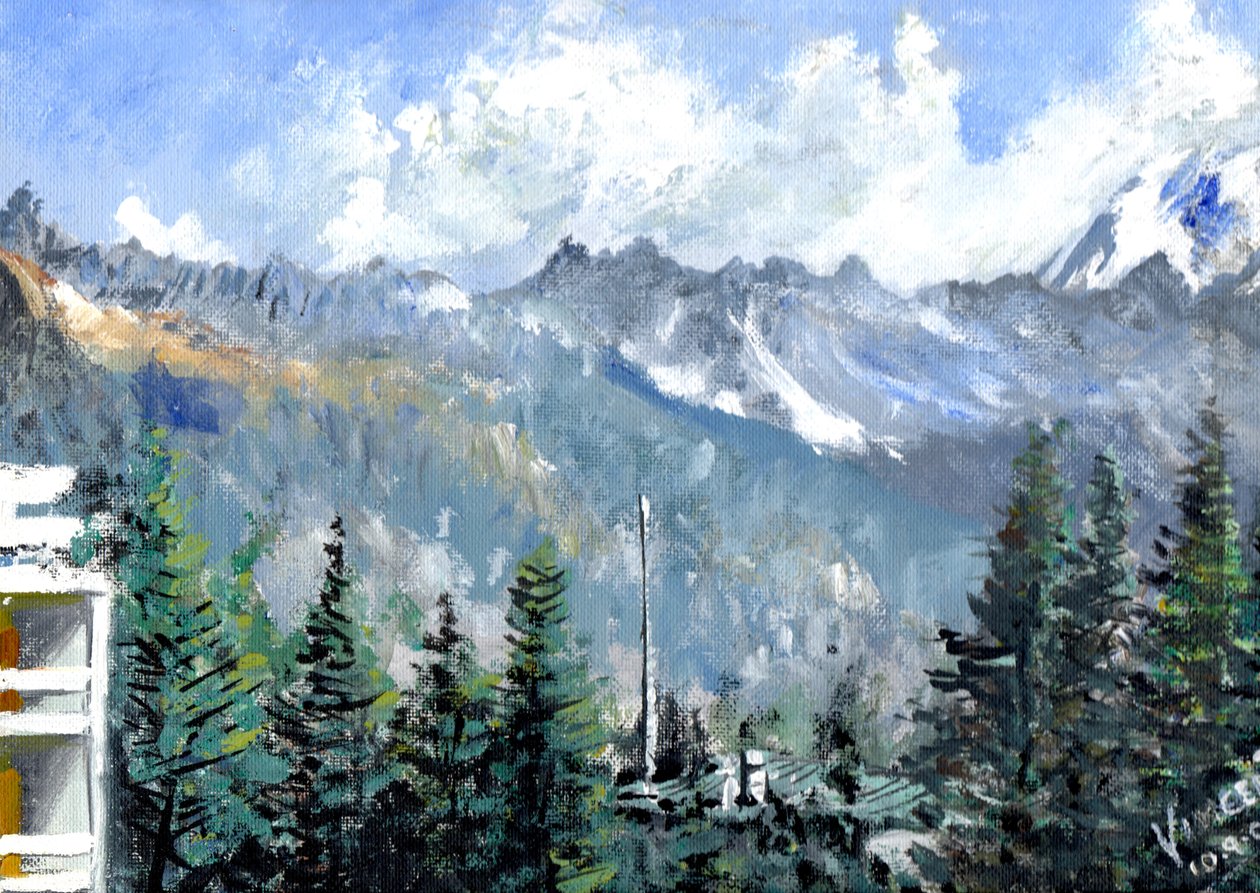 Crans látképe, 2011 alkotó: Vincent Alexander Booth