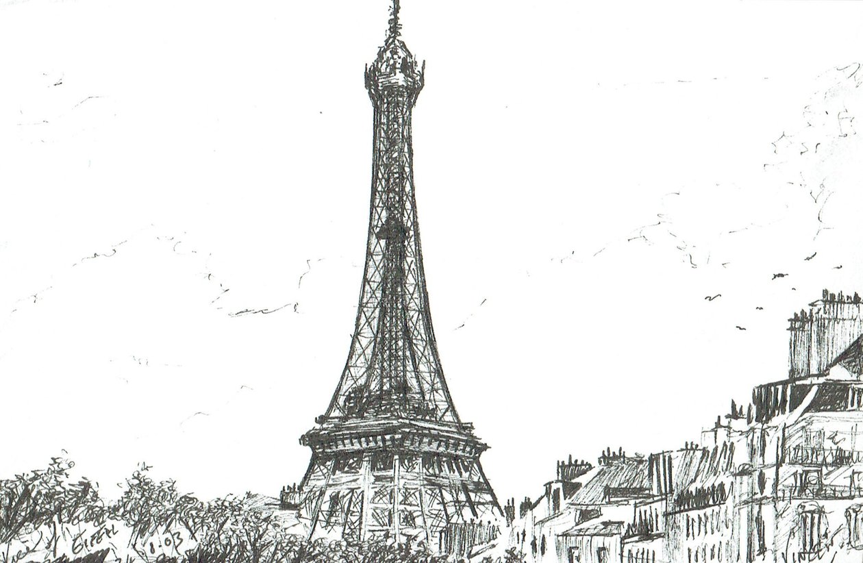 Eiffel-torony, 2003 alkotó: Vincent Alexander Booth