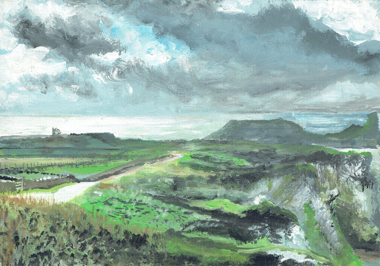 Gower Point, 1991, (akril, vászon táblán) alkotó: Vincent Alexander Booth
