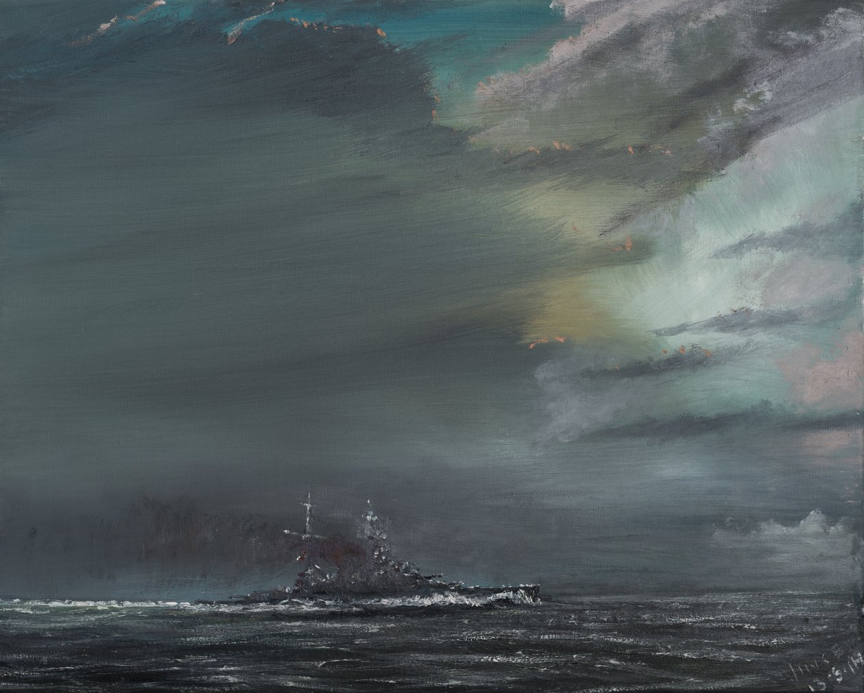 HMS Hood 1941, 2014, alkotó: Vincent Alexander Booth
