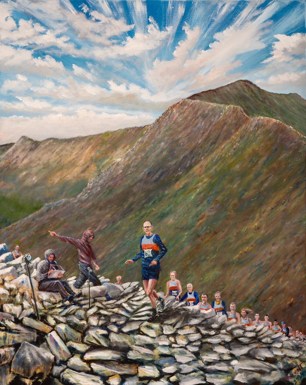 Ian leads the Billies, 2024 (olaj, vászon) alkotó: Vincent Alexander Booth