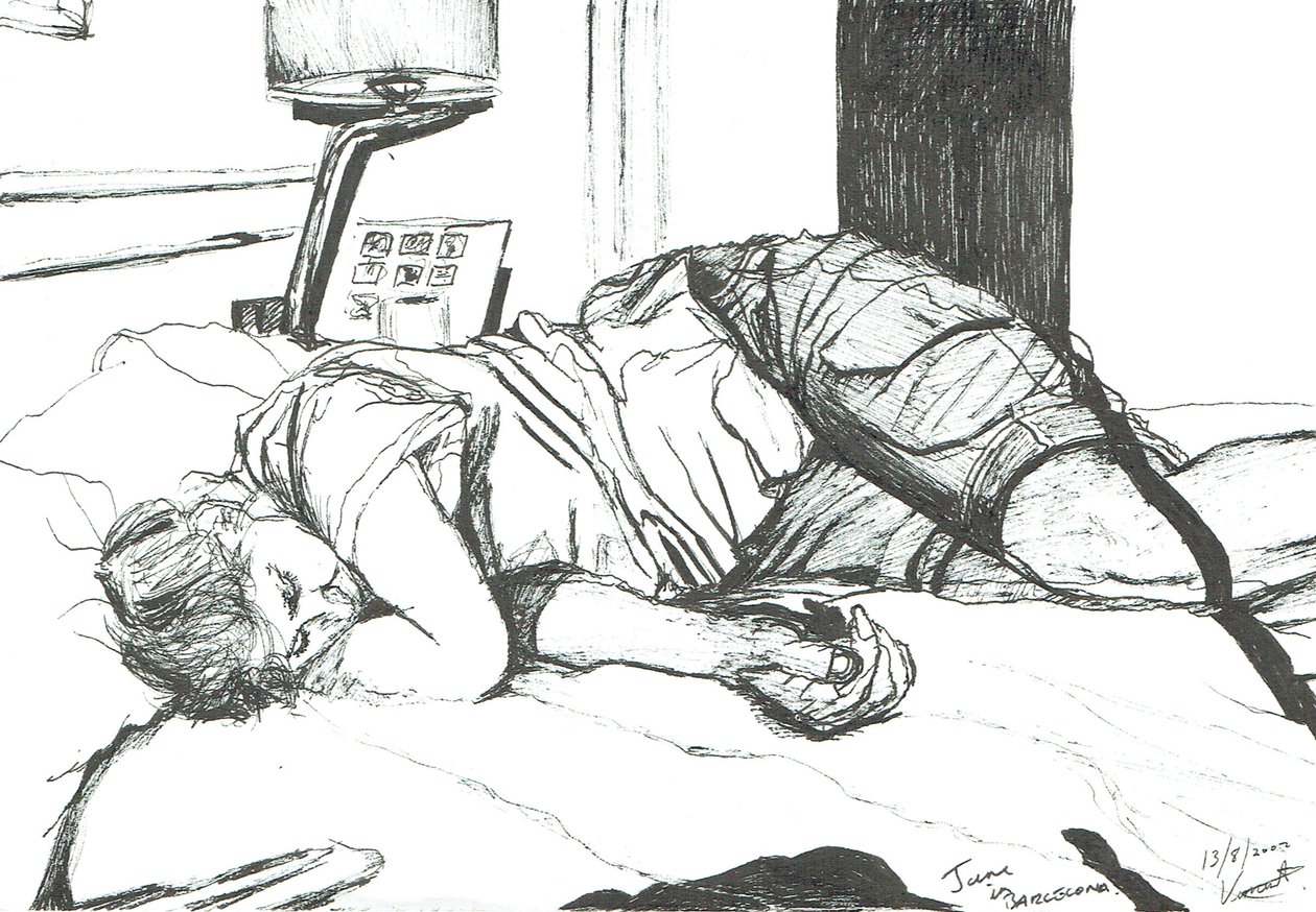 Jane alszik Barcelonában, 2002 alkotó: Vincent Alexander Booth