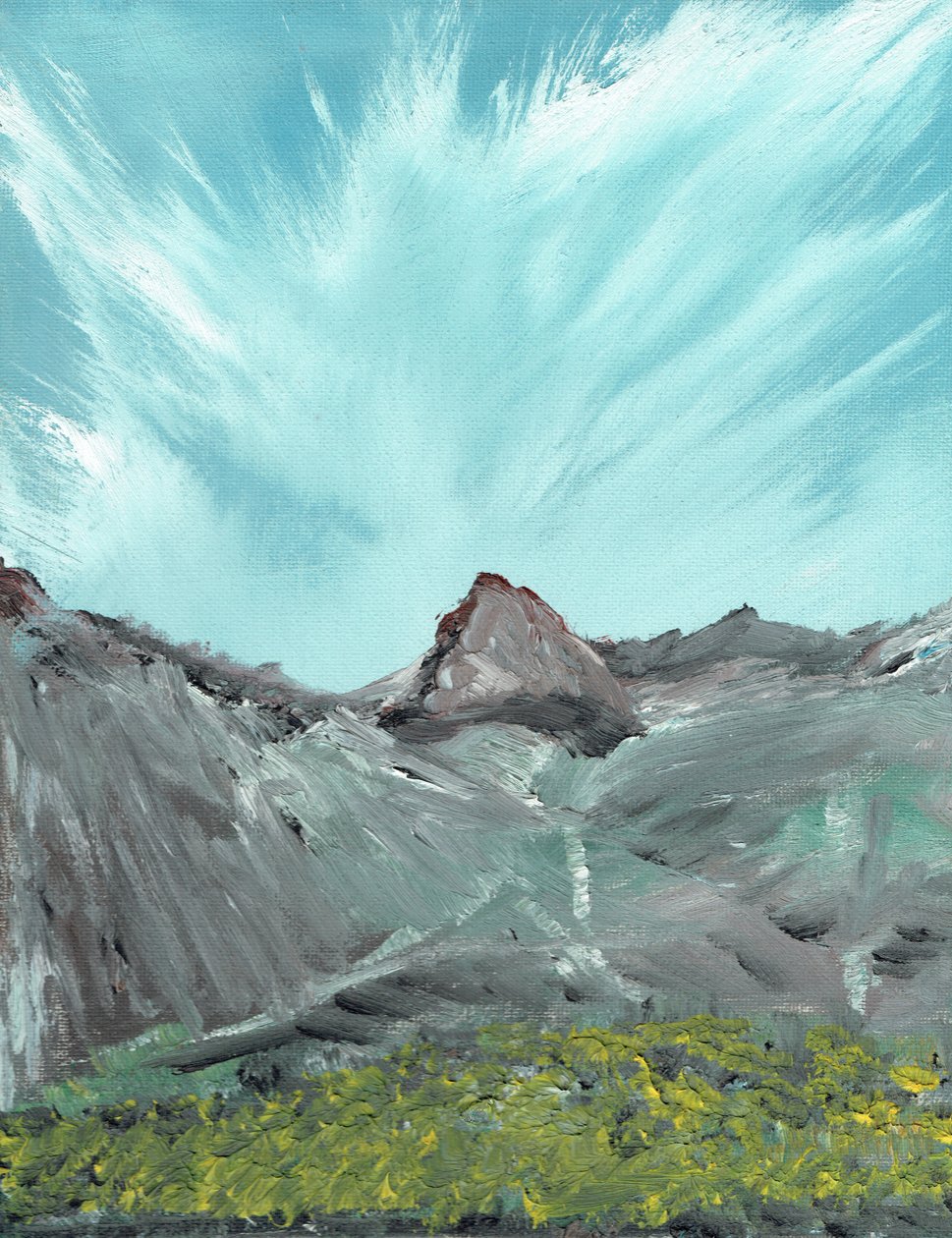 Lakeland Hills, 2010, (akril, vászon táblán) alkotó: Vincent Alexander Booth