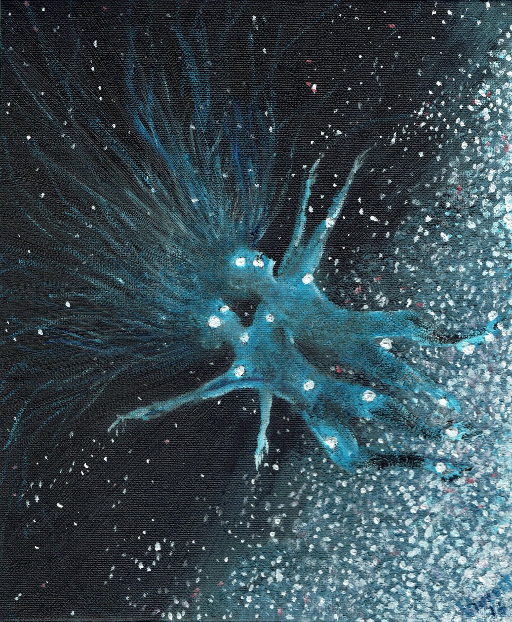 Geminii csillagjegy, 2016, (olaj, vászon) alkotó: Vincent Alexander Booth