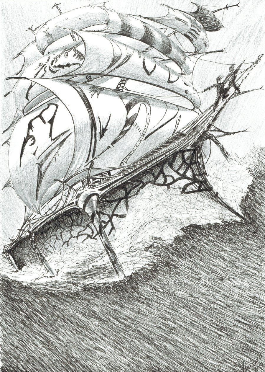 Storm Creators Arafura Sea, 2017, (Tinta papíron) alkotó: Vincent Alexander Booth
